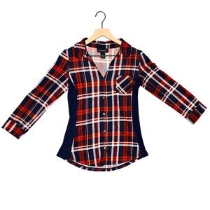 Level Eight plaid flannel